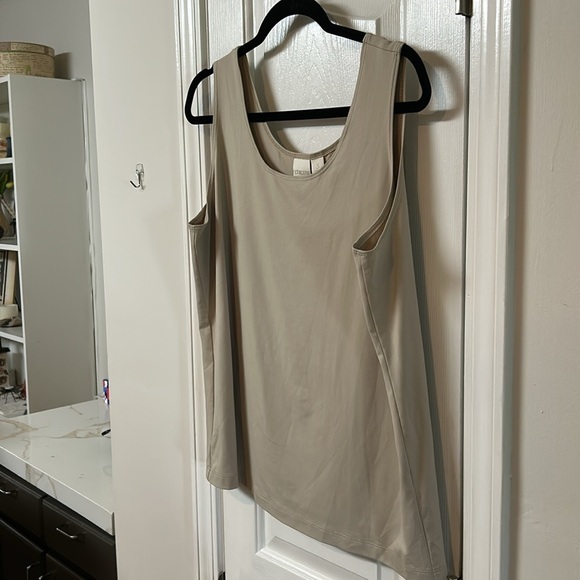 Chico’s tan microfiber tank (XL/3) - Picture 3 of 3